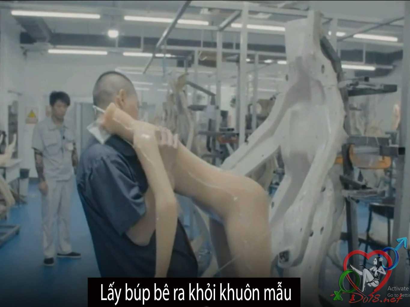 Quy trình chế tạo búp bê tình dục