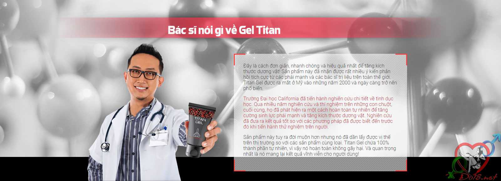 Gel titan chính hãng