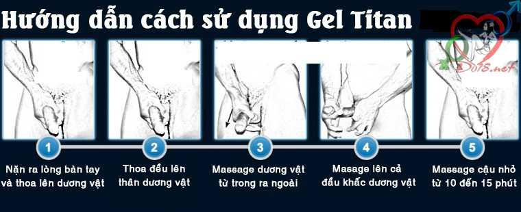 Cách sử dụng Titan gel như thế nào để tăng kích cỡ cậu nhỏ