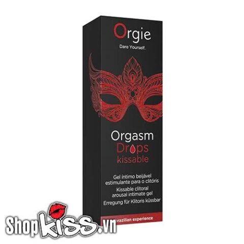 Công thức gel Orgie Orgasm Drops Kissable G27 tăng nhạy cảm giúp nữ giới dễ đạt đỉnh