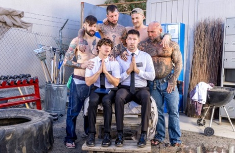 Missionary Boys featuring eddie patrick, Greyson Myles Hot Porn