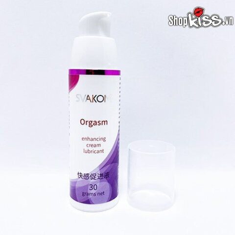 Cận cảnh tuýp gel bôi trơn Svakom Orgams G30V làm nổi bật thương hiệu
