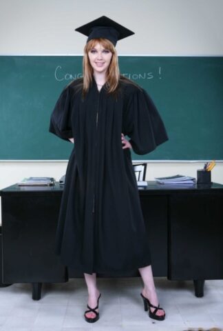 Petite schoolgirl Marie McCray fucks her professor and takes a facial