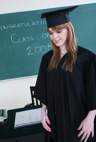 Petite schoolgirl Marie McCray fucks her professor and takes a facial
