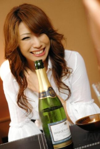 Japanese redhead Aya Sakuraba sports a messy vagina after POV sex