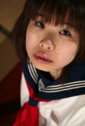 Brunette Japanese teen Misa gets her muff shaved and pleasured by a dom