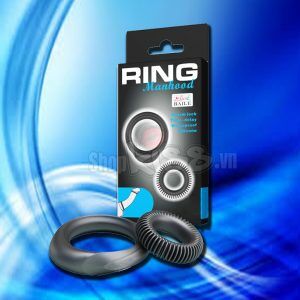 Bộ vòng đeo dương vật Ring Manhood DC70K chất liệu silicone chống thấm nước