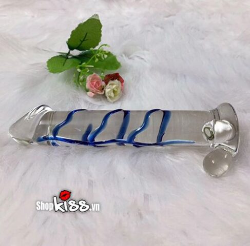 DV52A: Dương Vật Thủy Tinh Gân Xanh Kích Thích Tột Đỉnh dương vật cho gay bằng thủy tinh