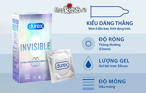 So sánh Durex Invisible và Fetherlite Ultima giống nhau điểm nào?