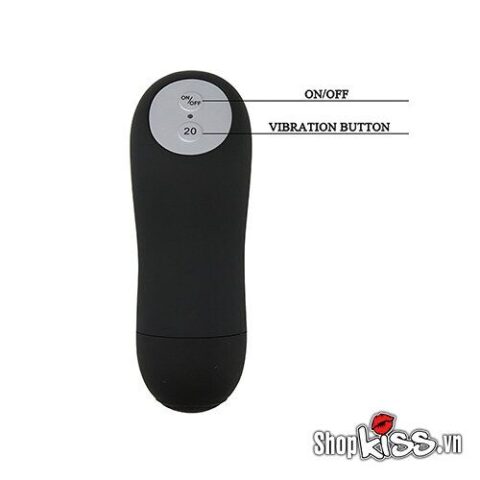 Các nút bấm điều khiển chức năng trên remote của trứng rung Butt Plug HM02A