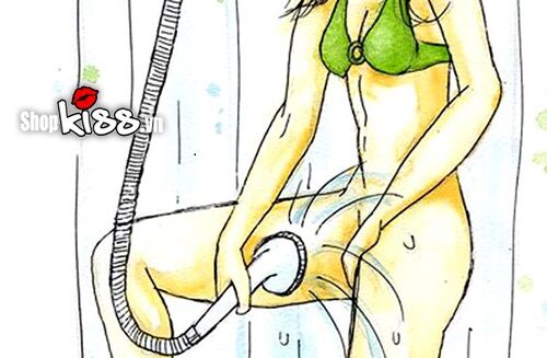 Kỹ thuật thủ dâm cho nữ bằng vòi sen trong nhà tắm an toàn