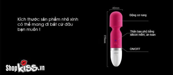 Chày rung mini JOKO AV14 kích thước