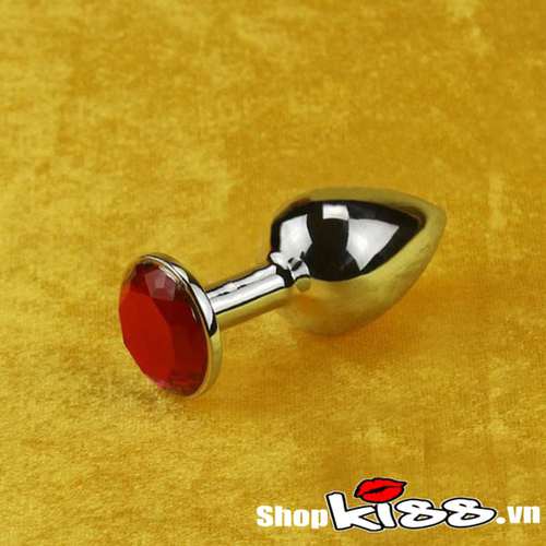 Cận cảnh bề mặt trơn láng của dụng cụ kích thích hậu môn kim loại HM05C giúp việc đưa vào dễ dàng và mang lại cảm giác thoải mái.
