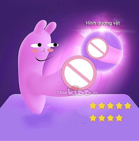 Cu giả gắn quần sịp điều khiển từ xa dạng tai thỏ DC38K kích thích siêu sướng