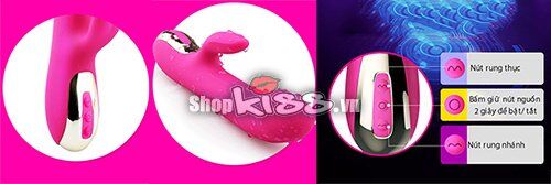 Dương vật rung thụt sưởi Leten Strong Thrusting Vibrator tại shopkiss