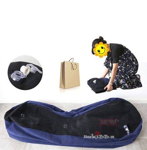 Dễ dàng mang theo ghế tình yêu bơm hơi SM103 khi đi du lịch