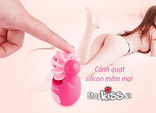 Chất liệu silicone y tế mềm mại của máy liếm âm vật Kiss MyToys DC23F an toàn cho da