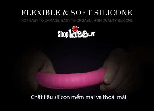 Cận cảnh chất liệu silicone mềm mại, an toàn cho da của thanh rung Nalone Dixie MS40A