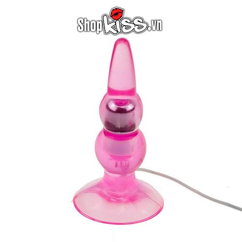 Cận cảnh chất liệu silicon mềm mại và an toàn của trứng rung hậu môn HM18