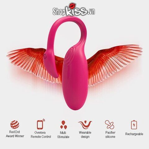 Chức năng điều khiển qua app của trứng rung Thiên Nga EG34