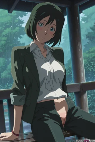 Yukari Yukino Sex | The Garden of Words #17