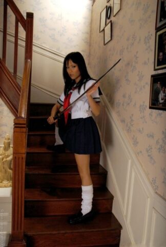College Uniform performed by Lily Nude Porn Pics