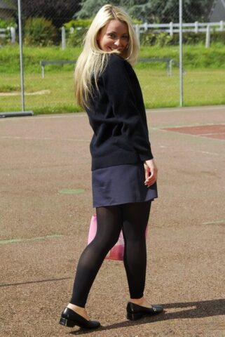 College Uniform performed by Tessa Porn XXX