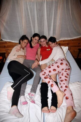 76673933_123_6a96 Lesbians Linda O, Betty K, Nicoletta H & Lilly P strip & fuck after skiing